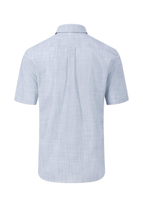 An image of the Fynch-Hatton Half Sleeve Shirt in the colour Summer Breeze.