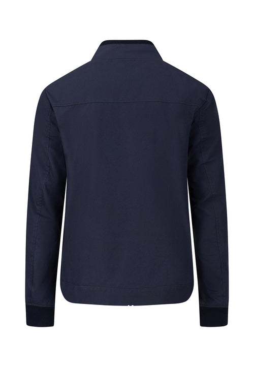 An image of the Fynch-Hatton Summer Blouson jacket in the colour navy