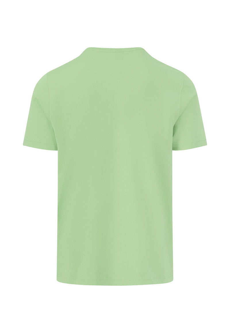 An image of the Fynch Hatton Basic T-Shirt in the colour Soft Green.