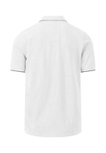 An image of the Fynch-Hatton Sporty Polo Shirt in the colour White.