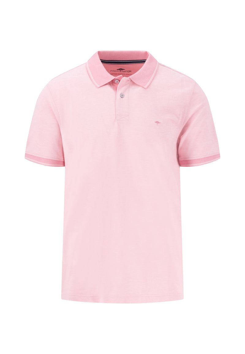 An image of the Fynch-Hatton 2 Tone Polo Shirt