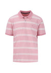 An image of the Fynch-Hatton Striped Polo Two-Tone