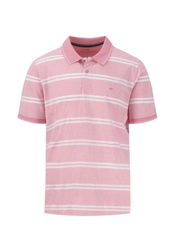 An image of the Fynch-Hatton Striped Polo Two-Tone