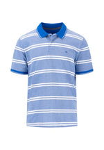 An image of the Fynch-Hatton Striped Polo Two-Tone