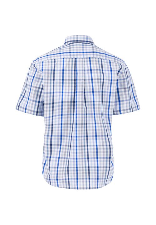 An image of the Fynch-Hatton Combi Check Shirt