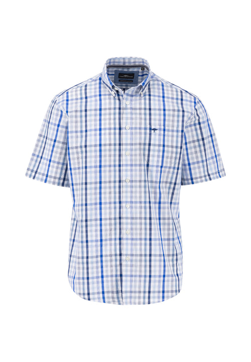 An image of the Fynch-Hatton Combi Check Shirt
