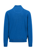 An image of the Fynch-Hatton Knitted Superfine Zipped Sweatshirt