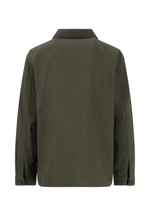 An image of the Fynch-Hatton Twill Overshirt