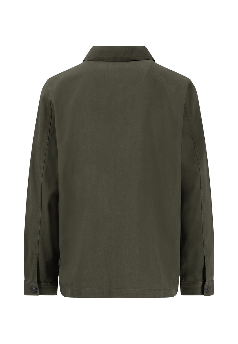 An image of the Fynch-Hatton Twill Overshirt