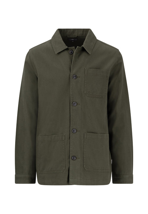 An image of the Fynch-Hatton Twill Overshirt