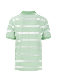 An image of the Fynch-Hatton Striped Polo Two-Tone