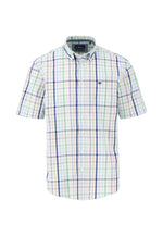 An image of the Fynch-Hatton Combi Check Shirt