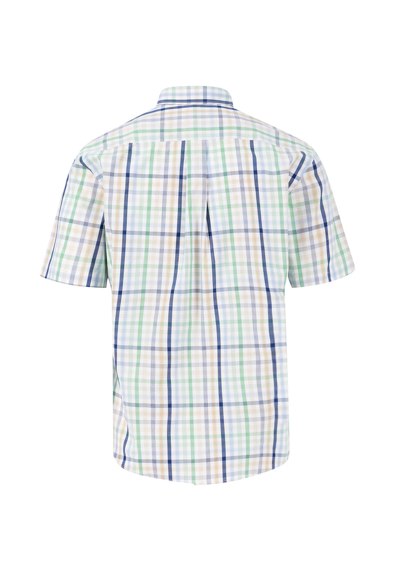An image of the Fynch-Hatton Combi Check Shirt