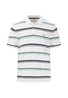 An image of the Fynch-Hatton Premium Cotton Multi Striped Polo