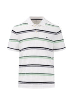 An image of the Fynch-Hatton Premium Cotton Multi Striped Polo