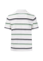 An image of the Fynch-Hatton Premium Cotton Multi Striped Polo