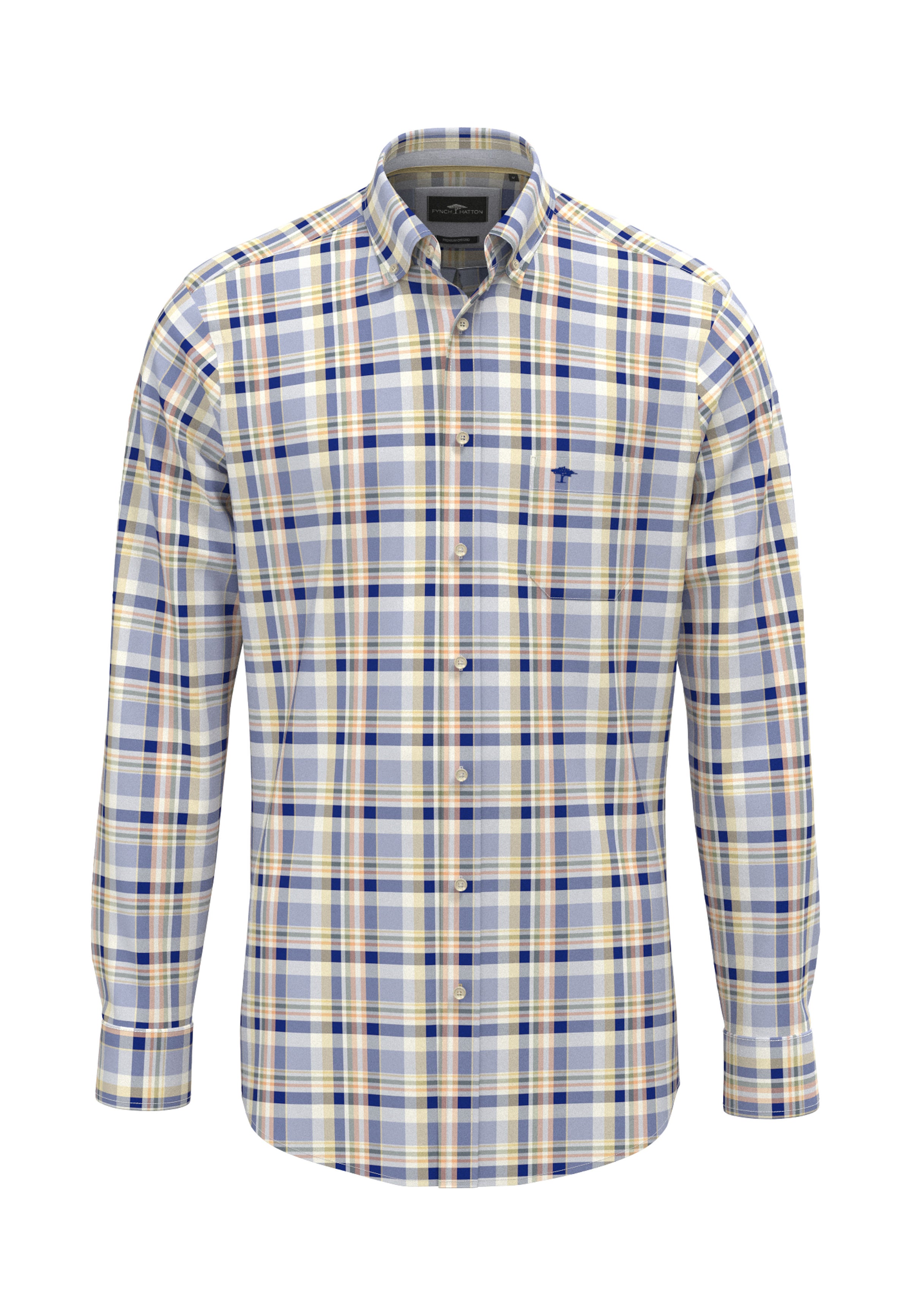 Washed Oxford Check Shirt