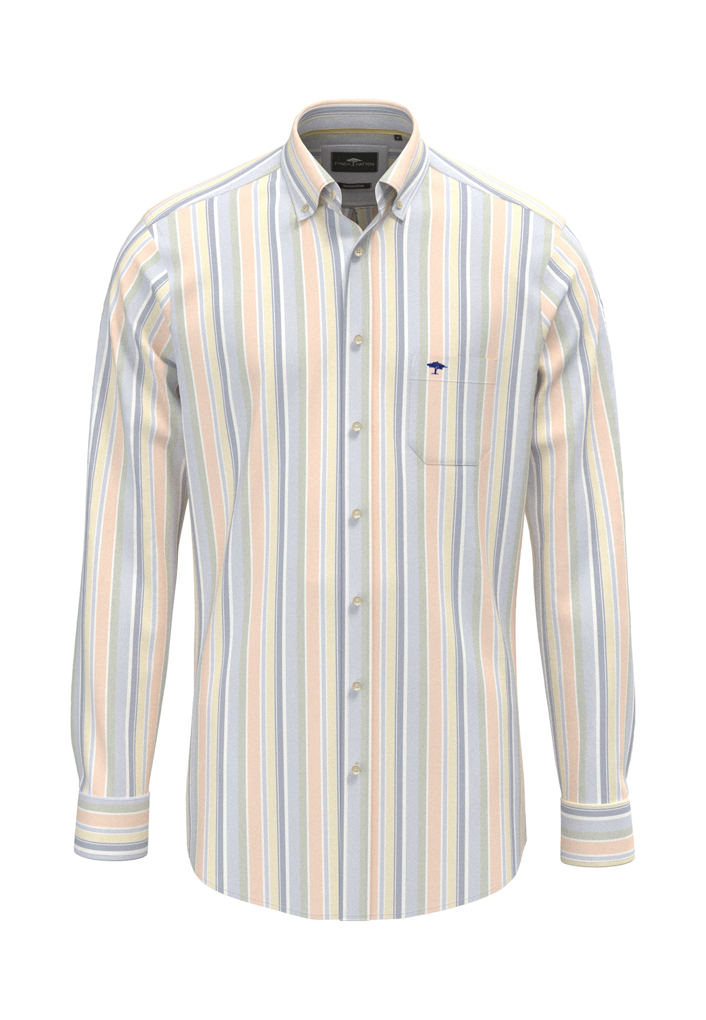 Washed Oxford Stripes Shirt