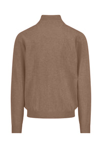 An image of the Fynch-Hatton Superfine Half Zip Sweater