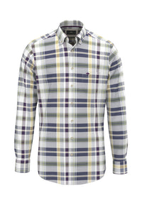 An image of the Fynch-Hatton Colourful Check Shirt