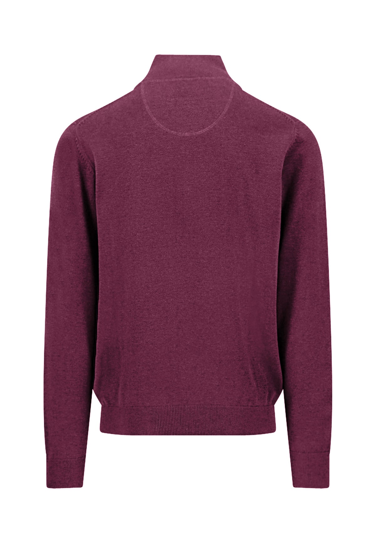 An image of the Fynch-Hatton Superfine Half Zip Sweater
