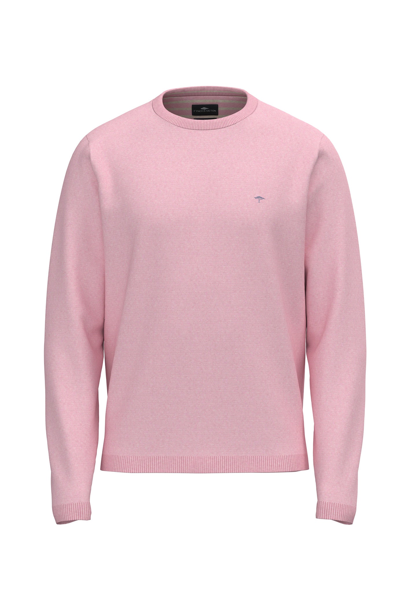 An image of the Fynch-Hatton Knitted O-Neck Sweater