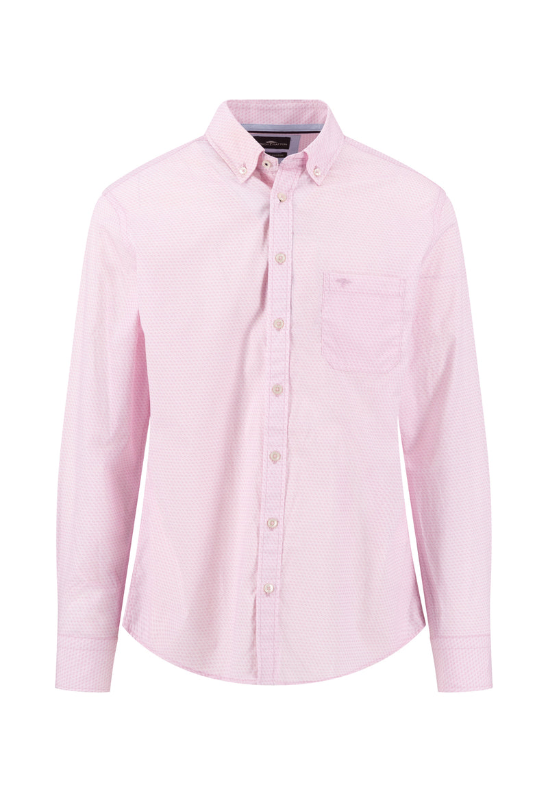 An image of the Fynch-Hatton Geometric Print Shirt