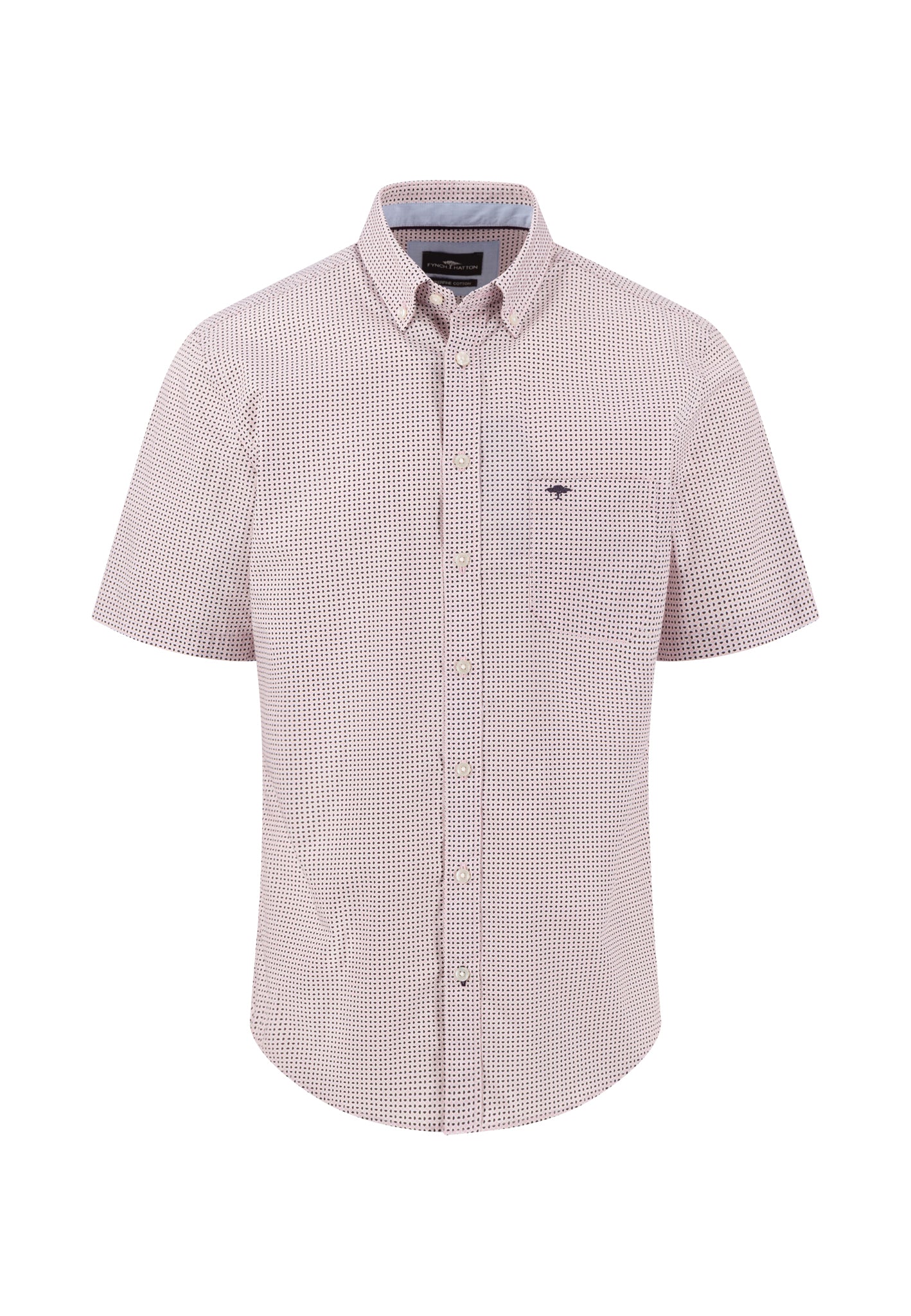 An image of the Fynch-Hatton Minimal Print Shirt