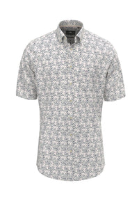 An image of the Fynch-Hatton Summer Flower Print Shirt