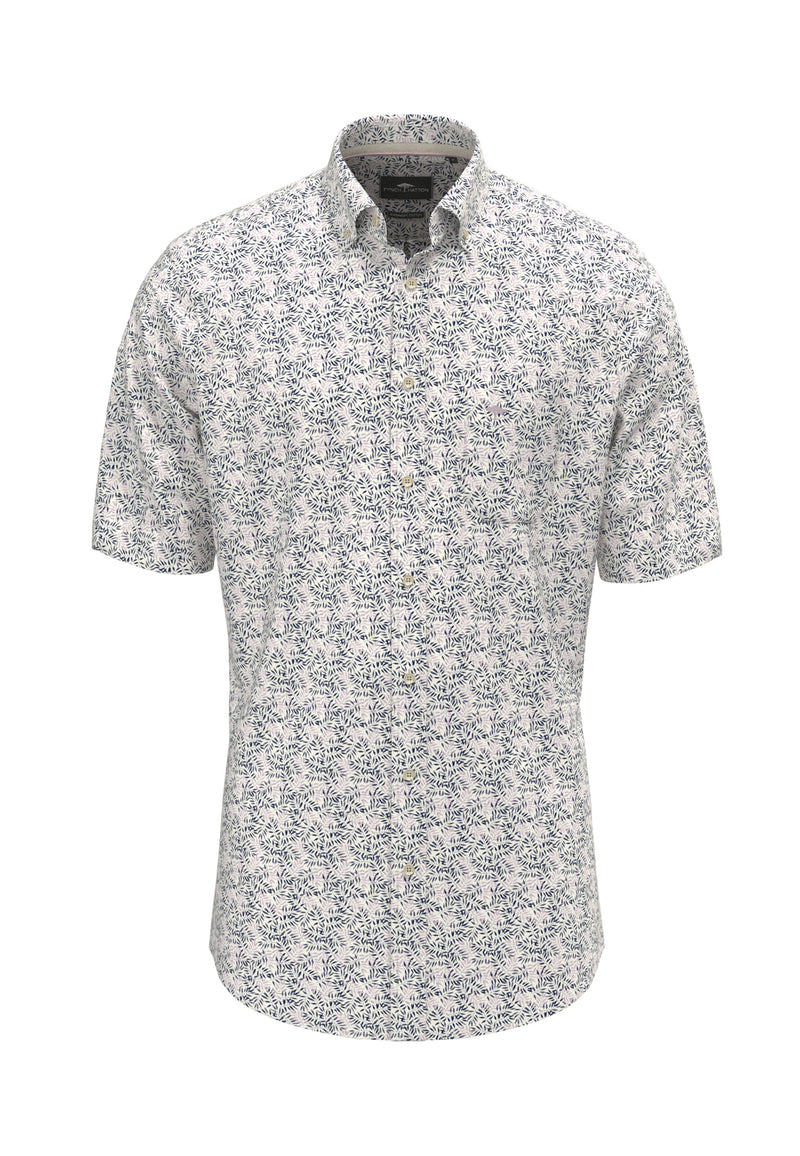 An image of the Fynch-Hatton Summer Flower Print Shirt