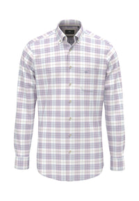 An image of the Fynch-Hatton Slub Check Shirt
