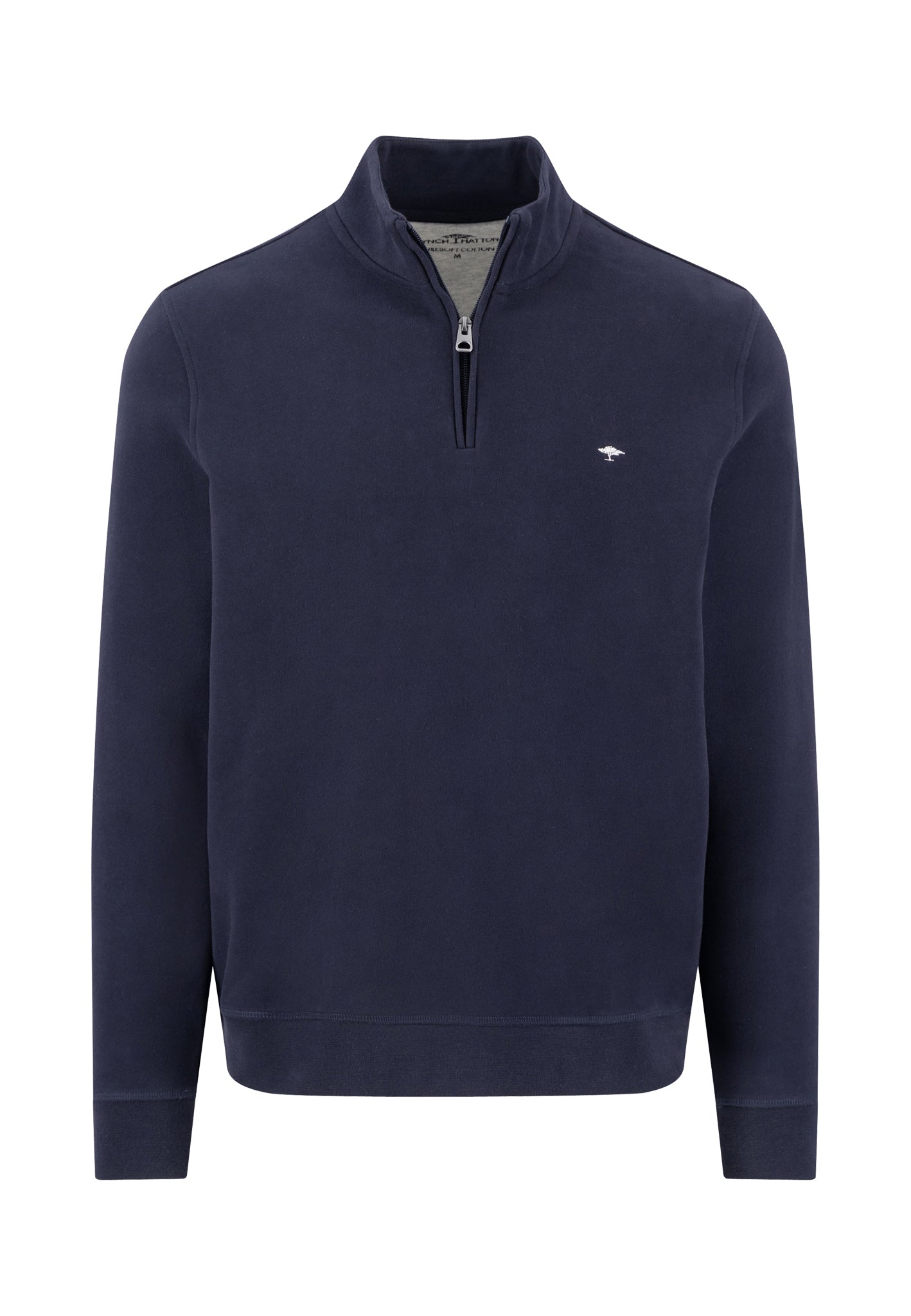 An image of the Fynch-Hatton Half Zip Sweater