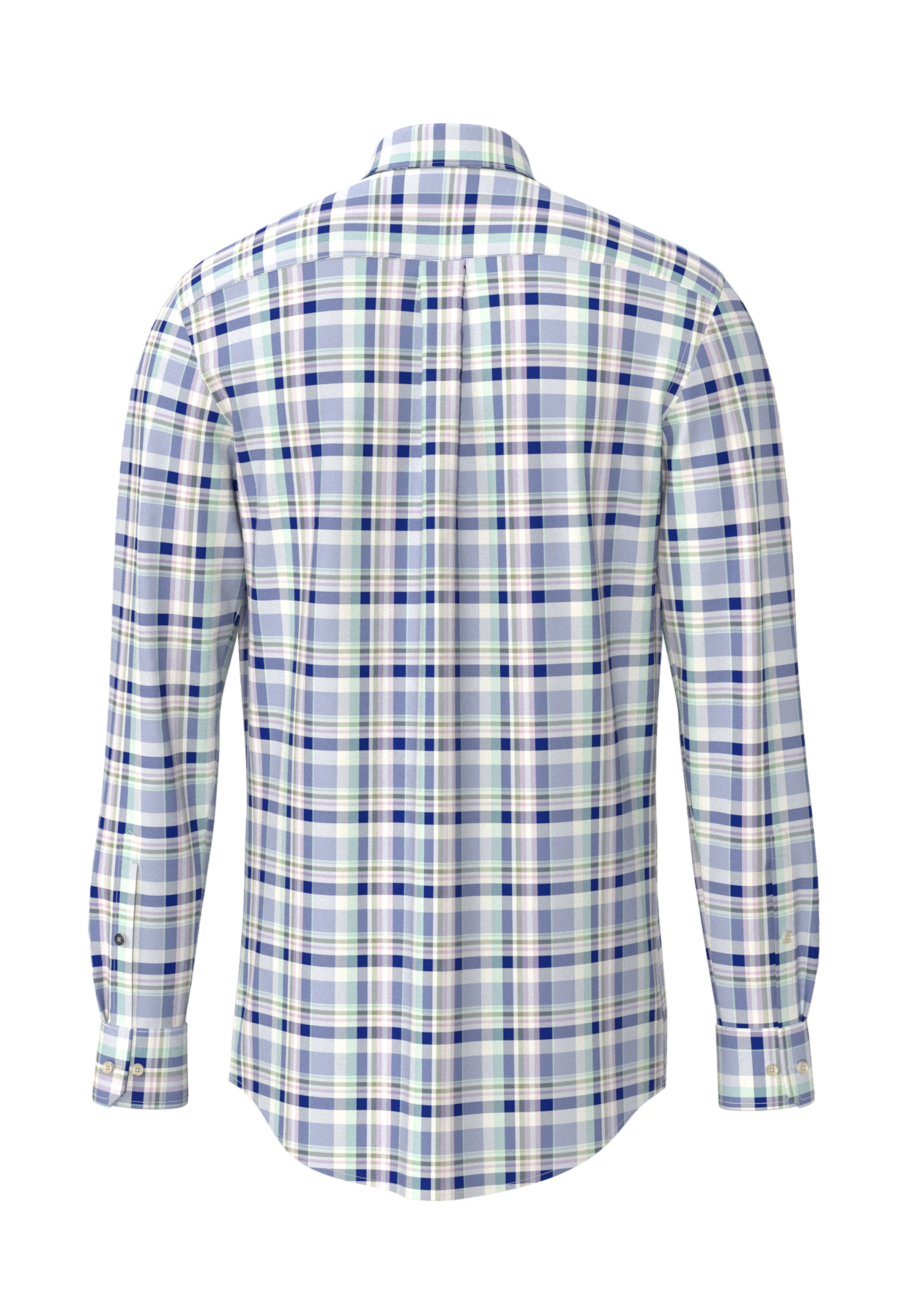 An image of the Fynch-Hatton Washed Oxford Check Shirt