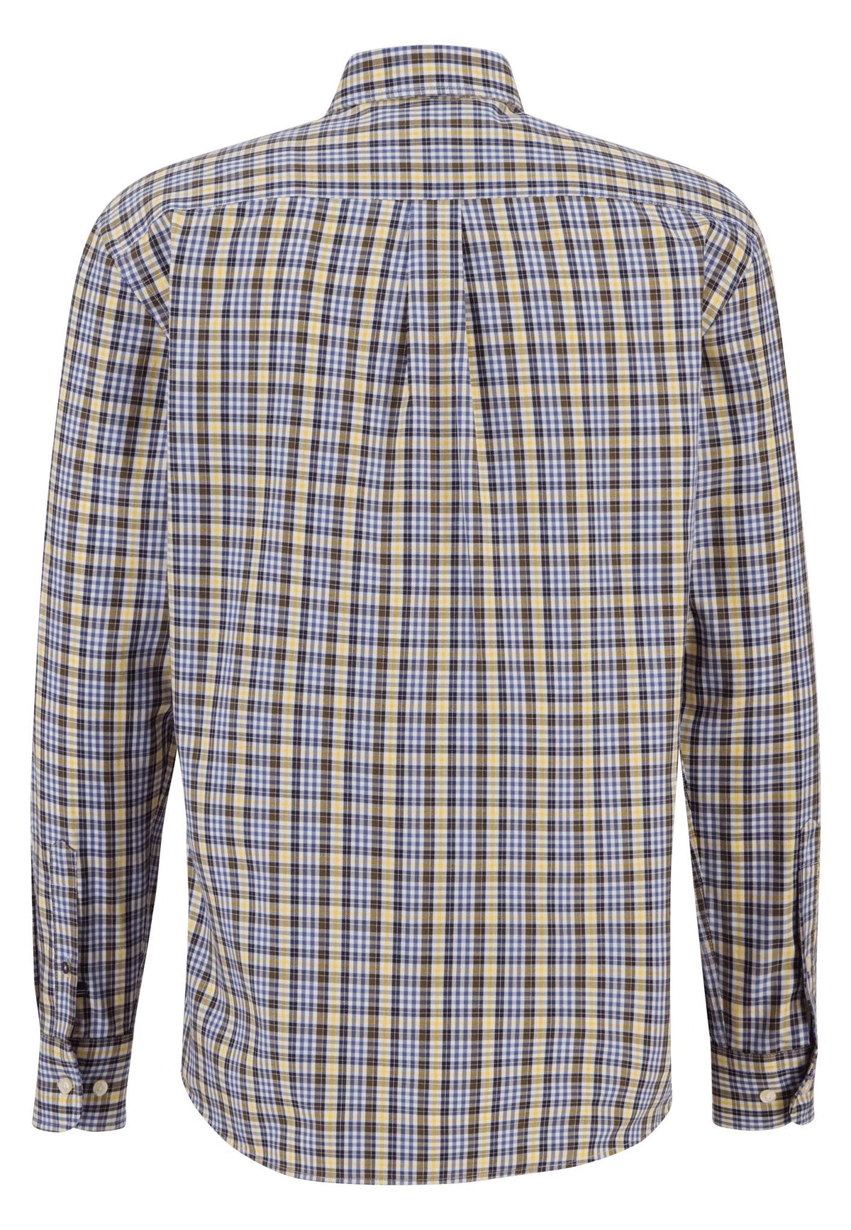 An image of the Fynch-Hatton Camel Check Shirt