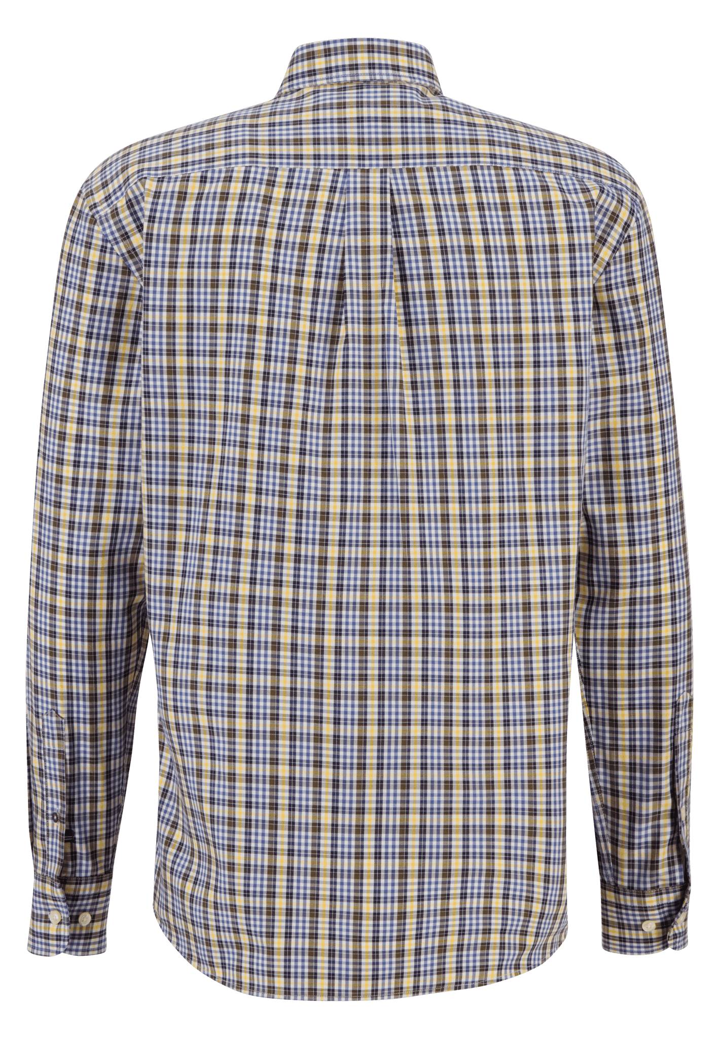 An image of the Fynch-Hatton Camel Check Shirt