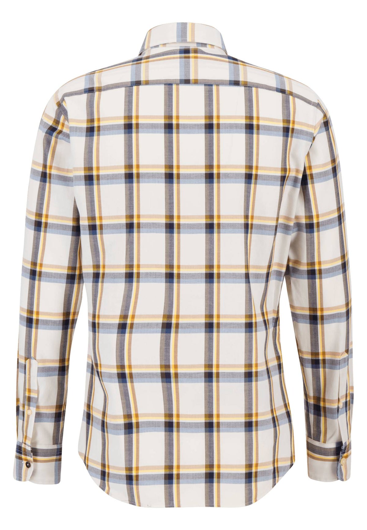 An image of the Fynch-Hatton Combi Check Shirt