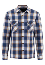 An image of the Fynch-Hatton Heavy Flannel Overshirt