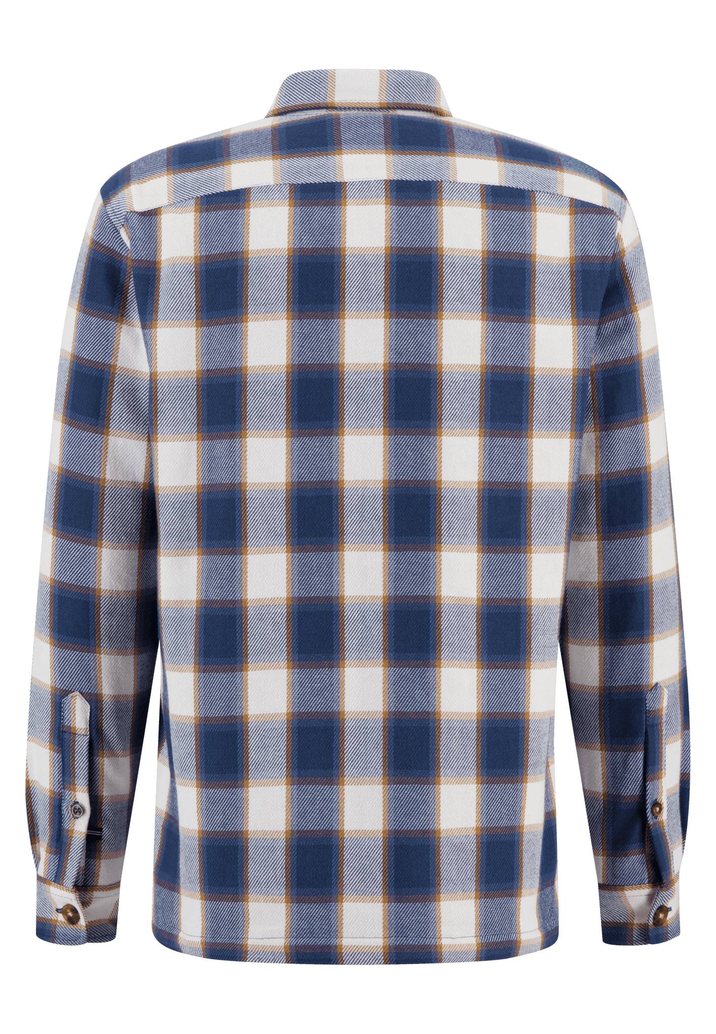 An image of the Fynch-Hatton Heavy Flannel Overshirt