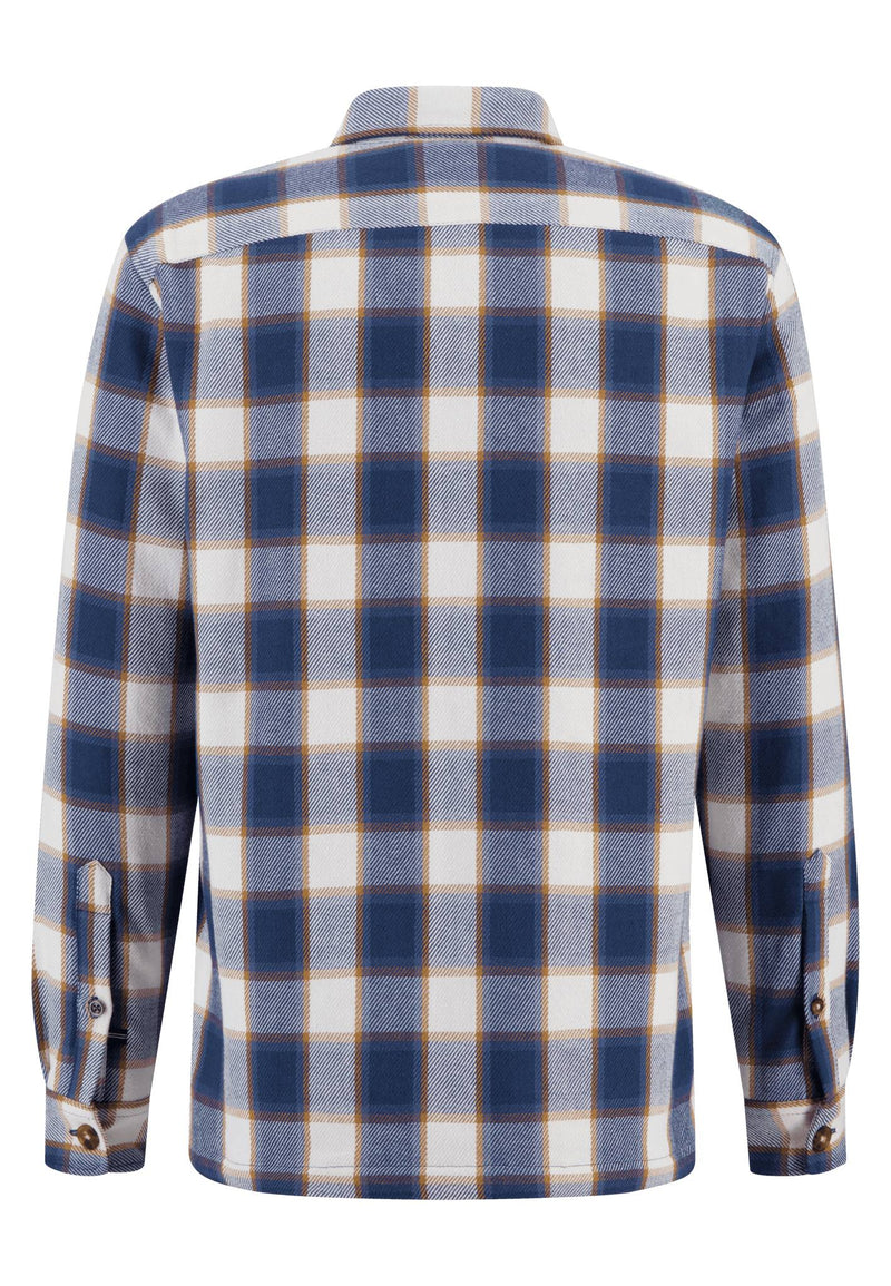 An image of the Fynch-Hatton Heavy Flannel Overshirt
