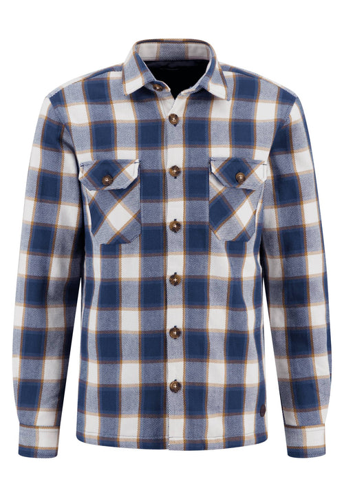 An image of the Fynch-Hatton Heavy Flannel Overshirt