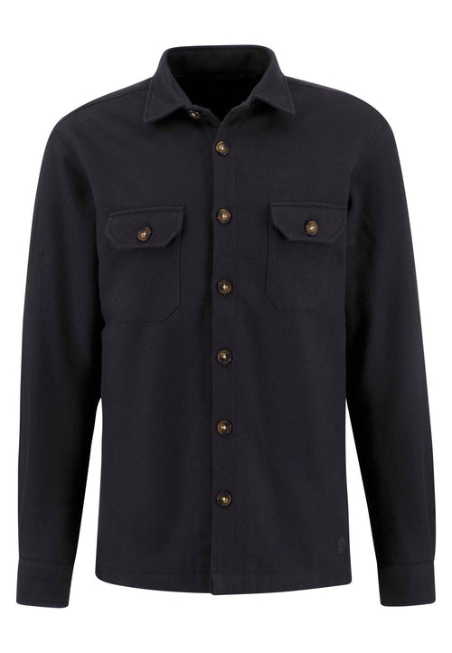 An image of the Fynch-Hatton Heavy Flannel Overshirt