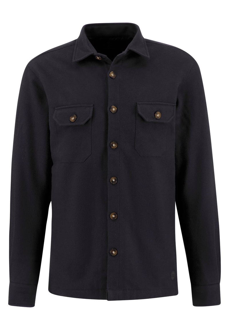 An image of the Fynch-Hatton Heavy Flannel Overshirt