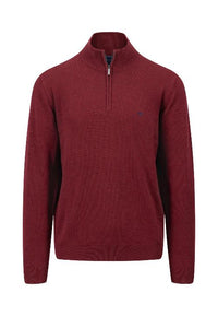 An image of the Fynch-Hatton Troyer Zip Jumper