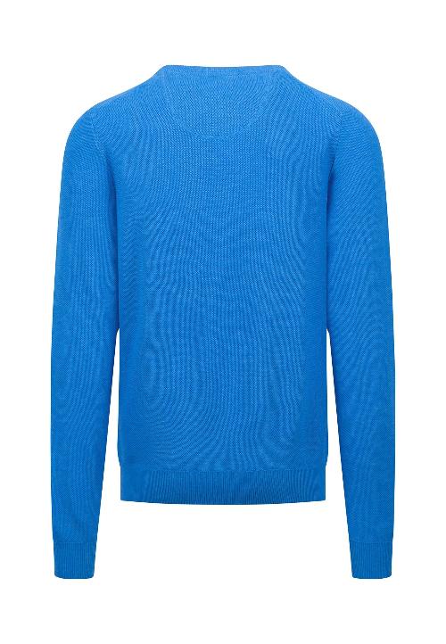 An image of the Fynch-Hatton Structured Crewneck Jumper