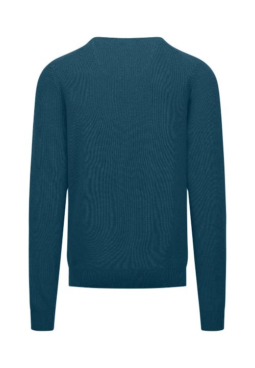 An image of the Fynch-Hatton Structured Crewneck Jumper