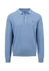 An image of the Fynch-Hatton Long Sleeve Superfine Polo