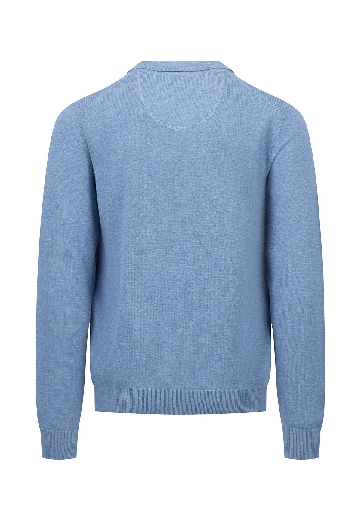 An image of the Fynch-Hatton Long Sleeve Superfine Polo