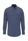 An image of the Fynch-Hatton Small Check Long Sleeve Shirt