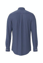 An image of the Fynch-Hatton Small Check Long Sleeve Shirt