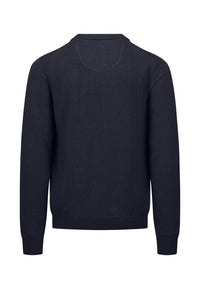 An image of the Fynch-Hatton Long Sleeve Superfine Polo